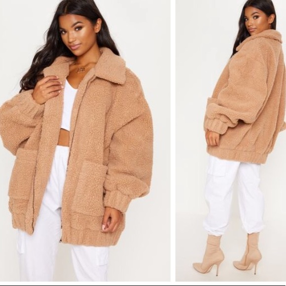 PrettyLittleThing Jackets & Blazers - Teddy bear coat